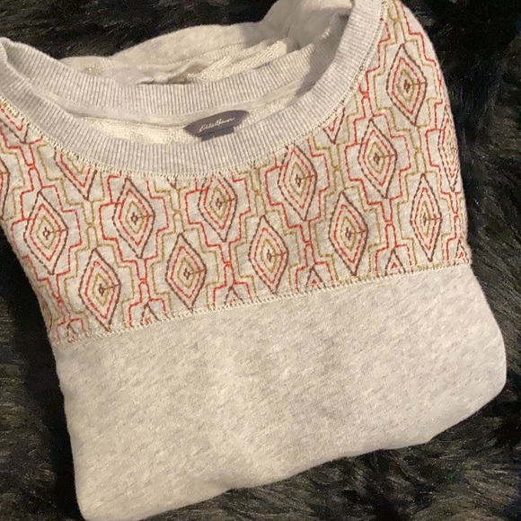 Eddie Bauer Stitch Detail Holiday Sweater - Picture 9 of 9